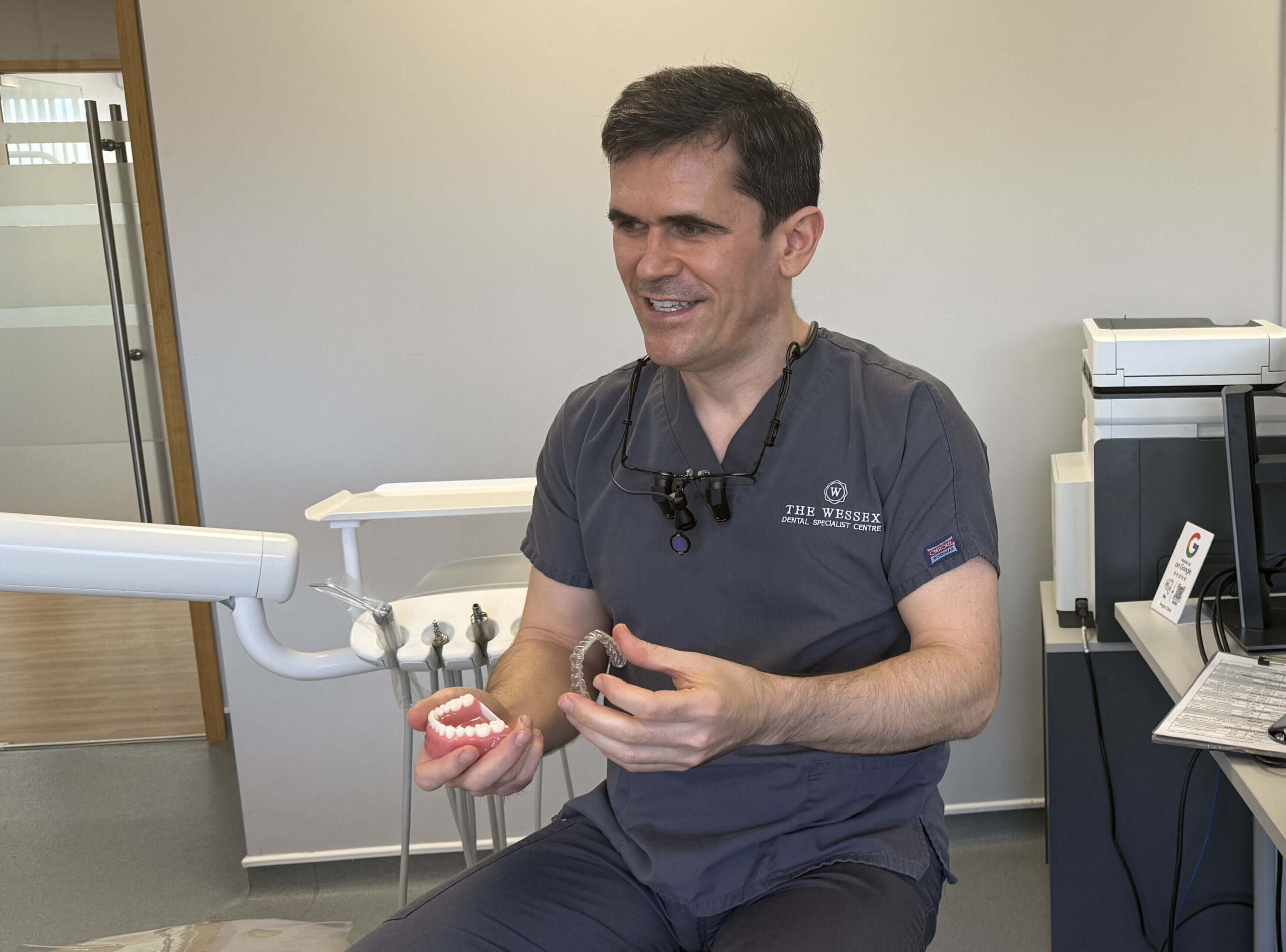 adult orthodontic consultation with a specialist orthodontist in fareham